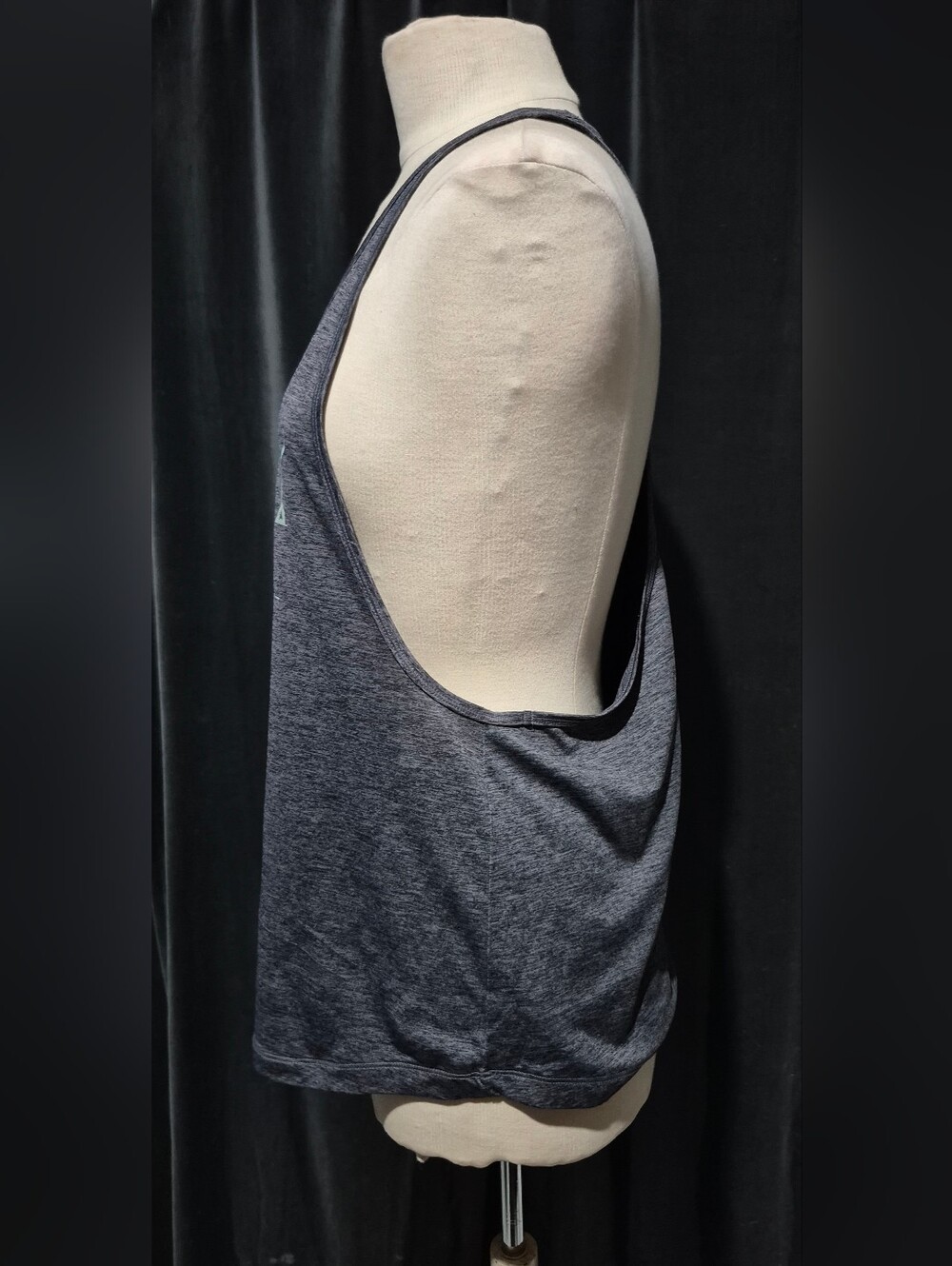 Soffe Women's Charcoal Tank Top - Picture 3 of 6